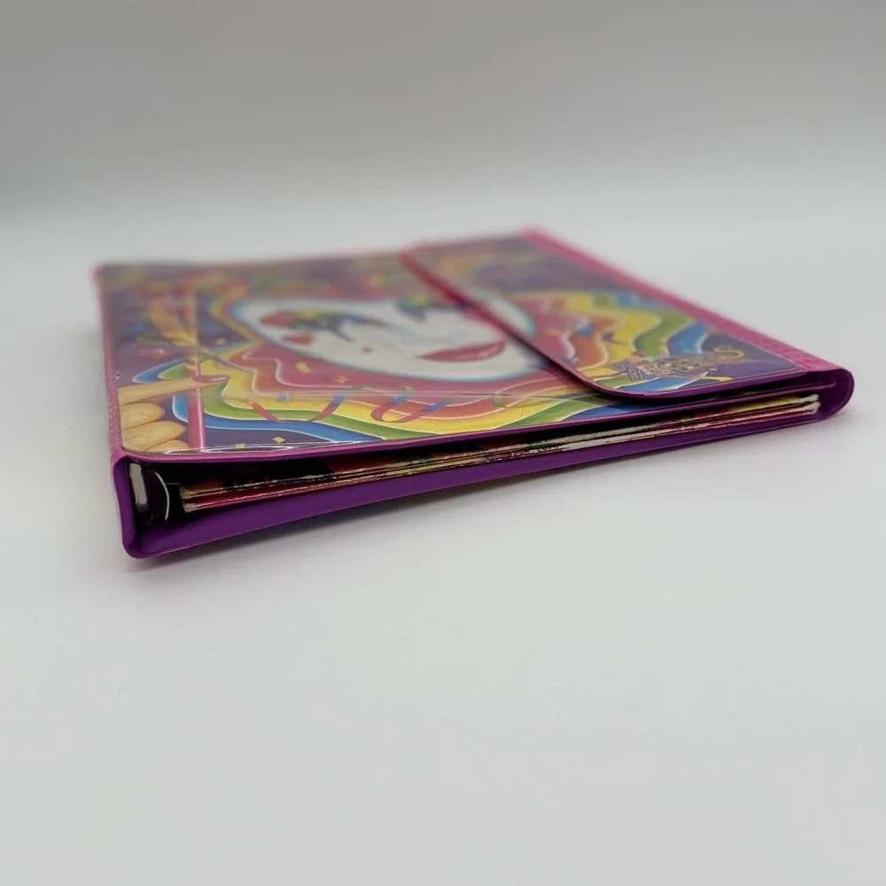 Lisa Frank Vintage Trapper Keeper Binder 2 Folders Koala Hollywood Bear Clown